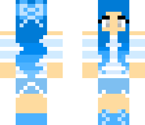 cute blue girl