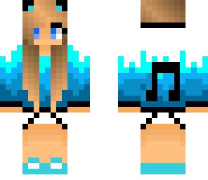 blue music girl