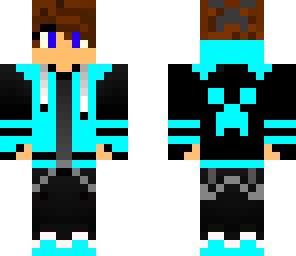 cool blue girl