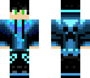 cool girl blue
