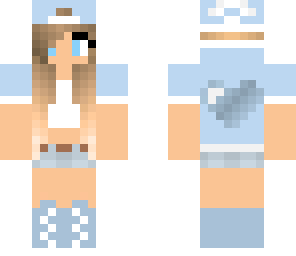 cute blue heart tomboy
