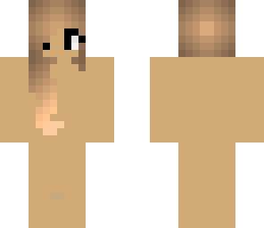 light messy hair template