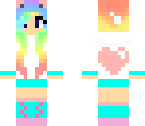 rainbow girl