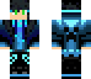 cool girl blue