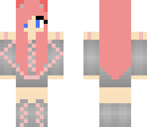 pink n grey girl