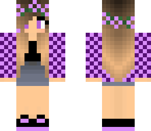 purple skater girl