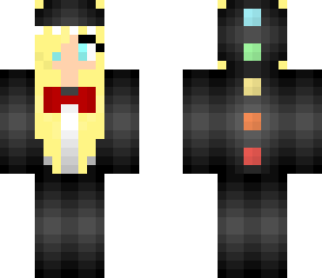 blonde dino girl