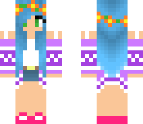 neon flowergirl