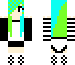 green and blue