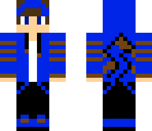 blue pika hoodie
