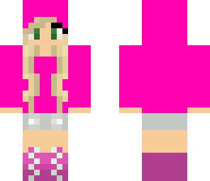 pink hoodie