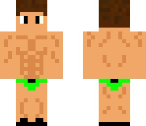 lime green speedo guy