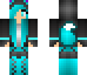 blue wolf girl 