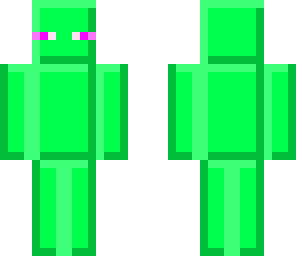 grenn pixel enderman