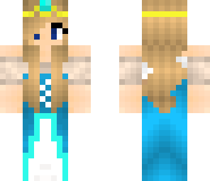 beautiful cyan princess