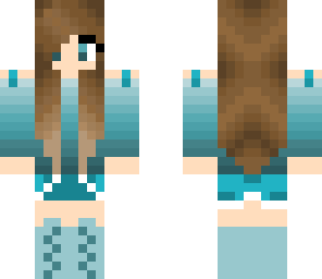 blue tank top girl