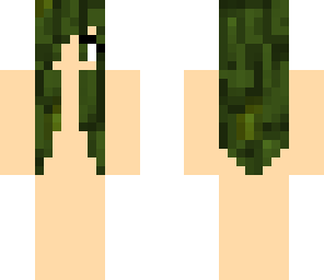 jungle leaves hair base