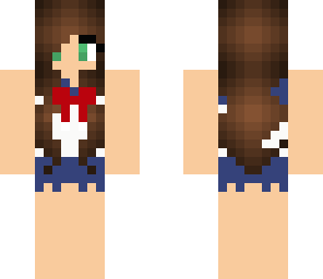 cute anime school girl