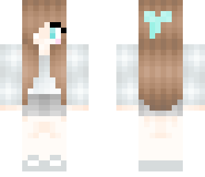 half herobrine girl