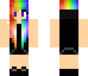 cute rainbow girl