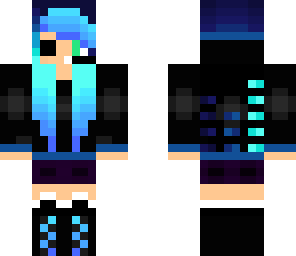 gamer girl with button eye