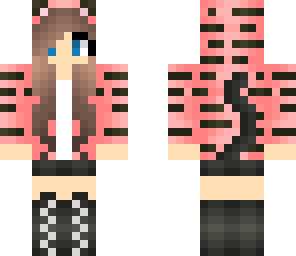 purrty pink tiger girl
