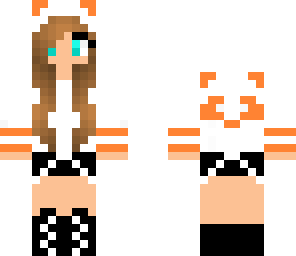 orange panda girl