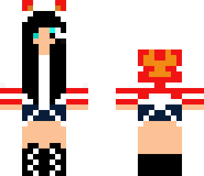 red and white hooded girl