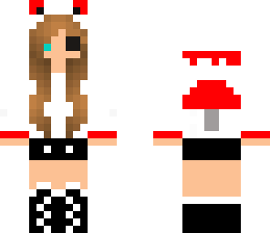 button eyed mushroom girl