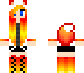 fire wolf girl