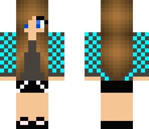 light blue cool girl