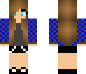 dark blue cool girl