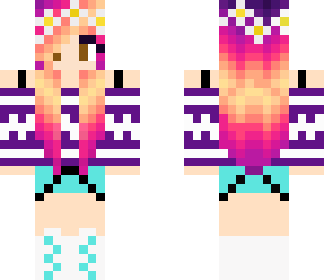multicolor girl