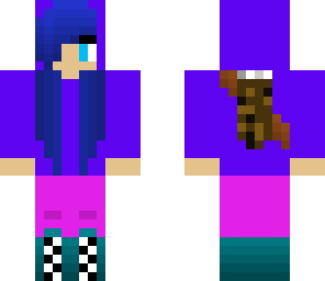 blue archer girl