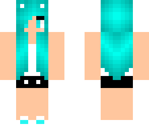 blue hair girl