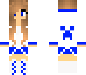 dark blue creeper girl