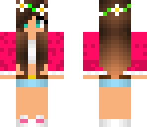 flower girl minecraft skin updated