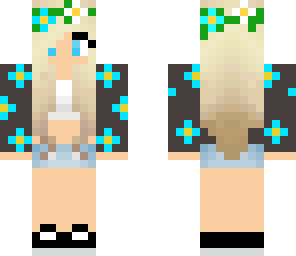 blue tumblr girl