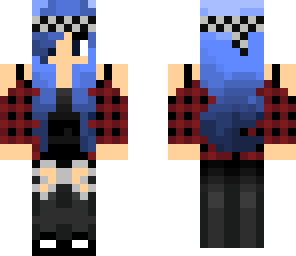 skin for black and blue girl