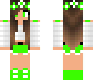 green flower girl