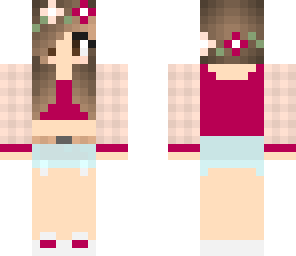 pretty dark pink country girl