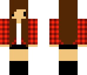 plaid chibi girl