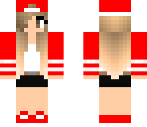 red causual girl