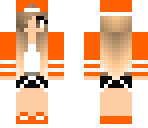orange causual girl