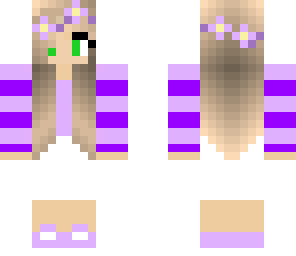 cute purple girl