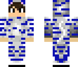 blue tiger boy