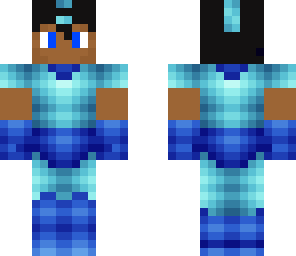 boy in mega man suit
