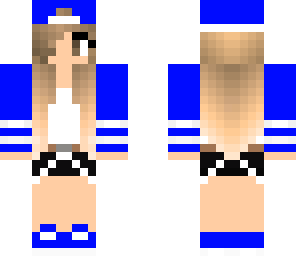 dark blue causual girl