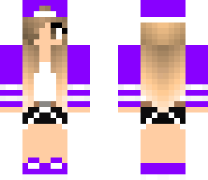 purple causual girl
