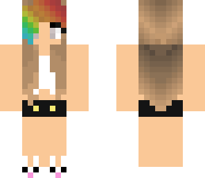 rainbow bangs